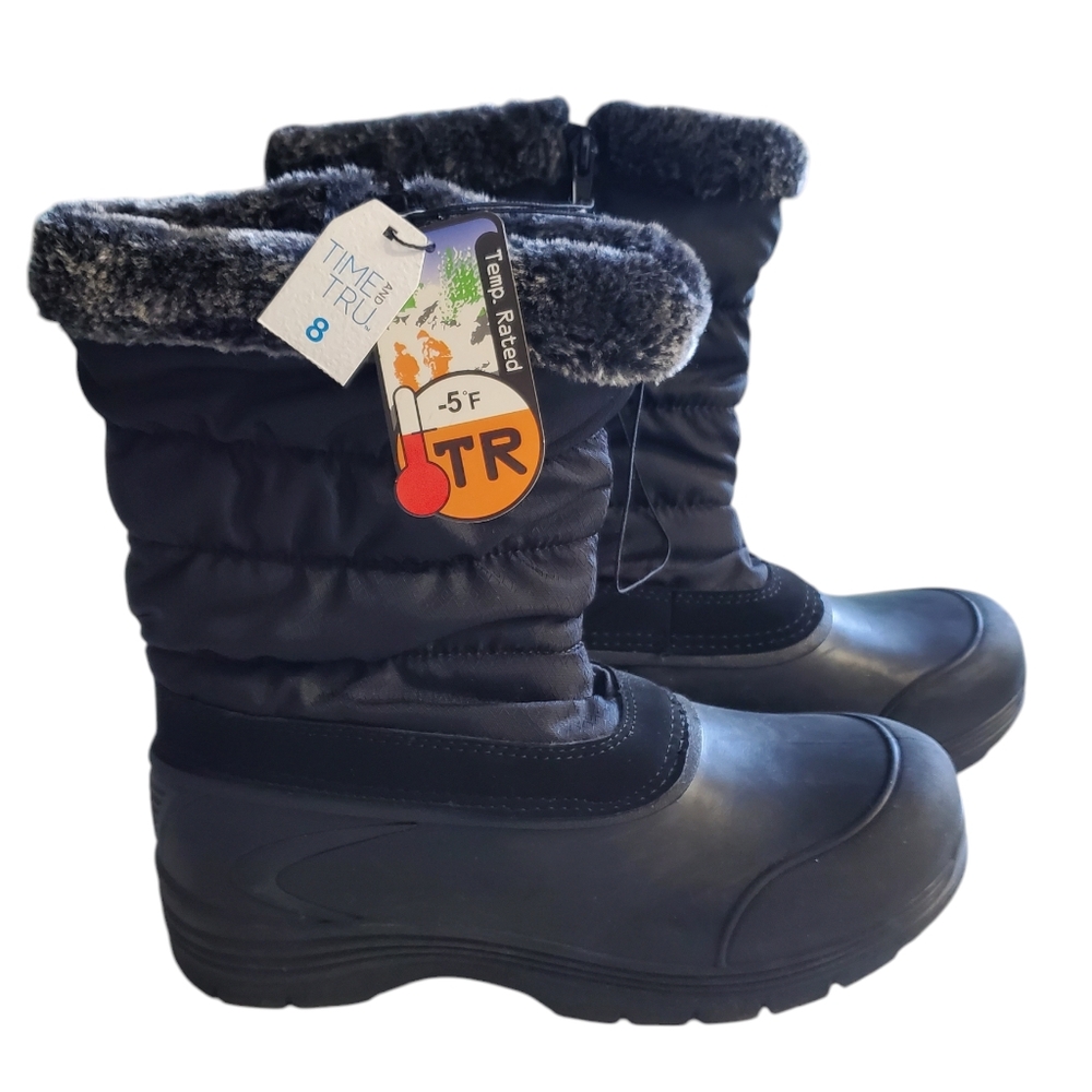 NWT Time and Tru Women's Winter Boots Size 8